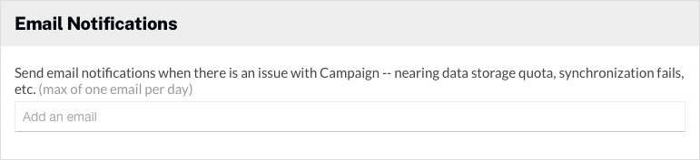 Campaign 設定
