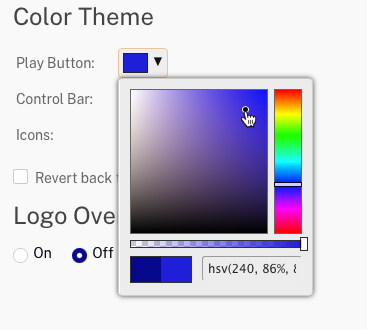 icon color